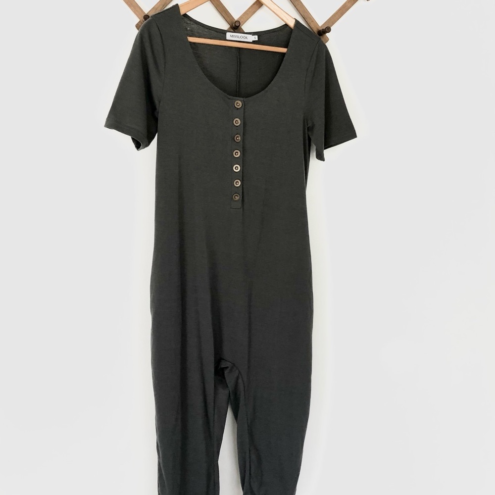 Misslook Gray Jumpsuit